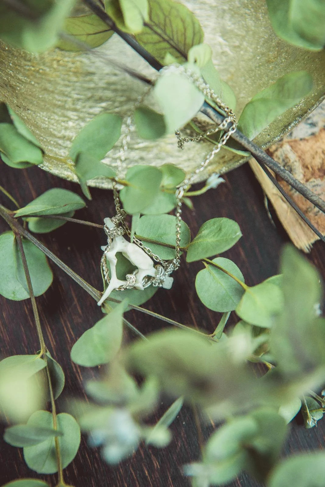 Knochen Kette little Bansai - steampunk gothic gothicromantic pendant bones