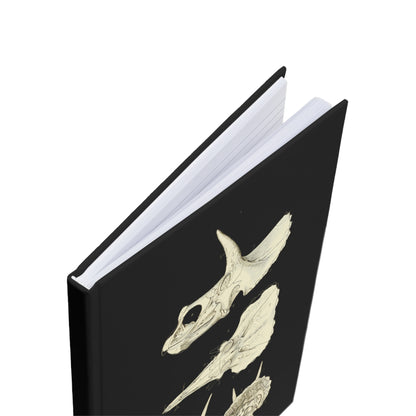 Triceratops Skull Skeleton Hardcover Journal | Treasures for Artists, Historians, A5 Notebook