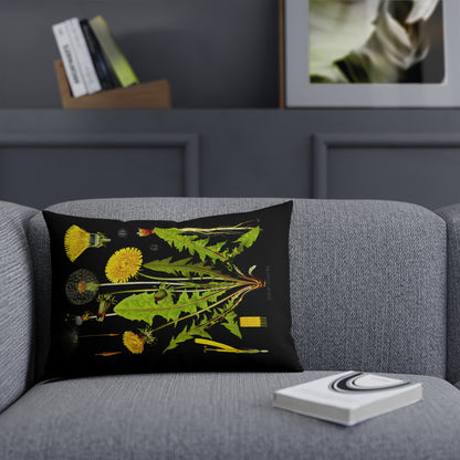 Löwenzahn, Herb Pillow, vintage gothic, dark academia, floral Pillow for Home Decor,