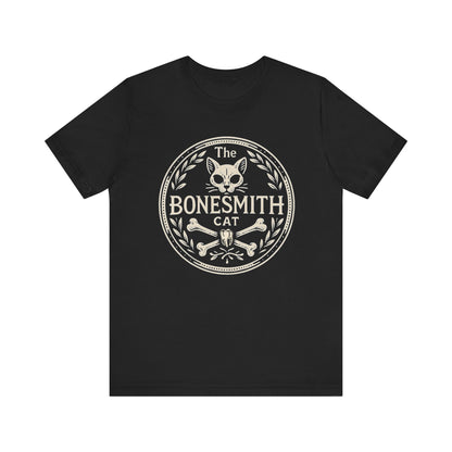 Logo Bonesmith Cat Graphic Tee, Unisex Short Sleeve Shirt