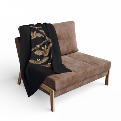 Fledermaus Bat Fleece Blanket