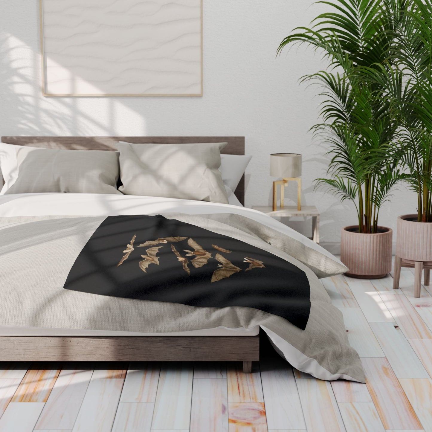 Fledermaus Bat Fleece Blanket