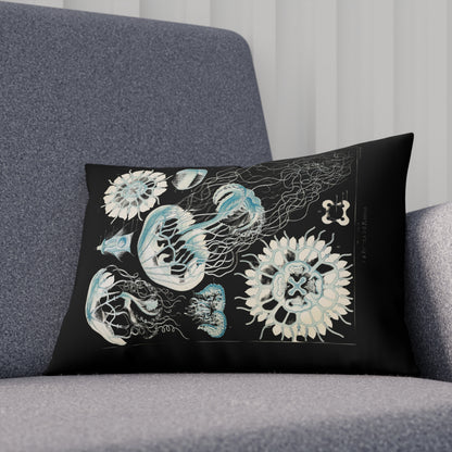 Medusa, Jellyfish Cushion, Quallen Anatomie, vintage, dark academia, Decorative Pillows, Ocean Life Decor