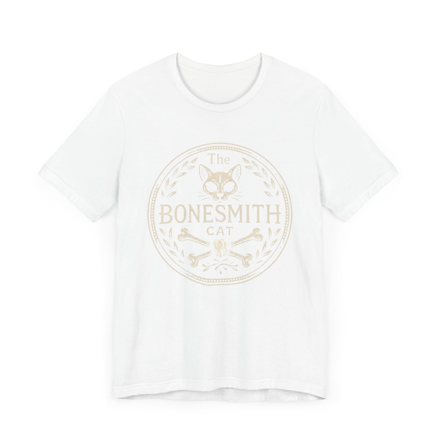 Logo Bonesmith Cat Graphic Tee, Unisex Short Sleeve Shirt