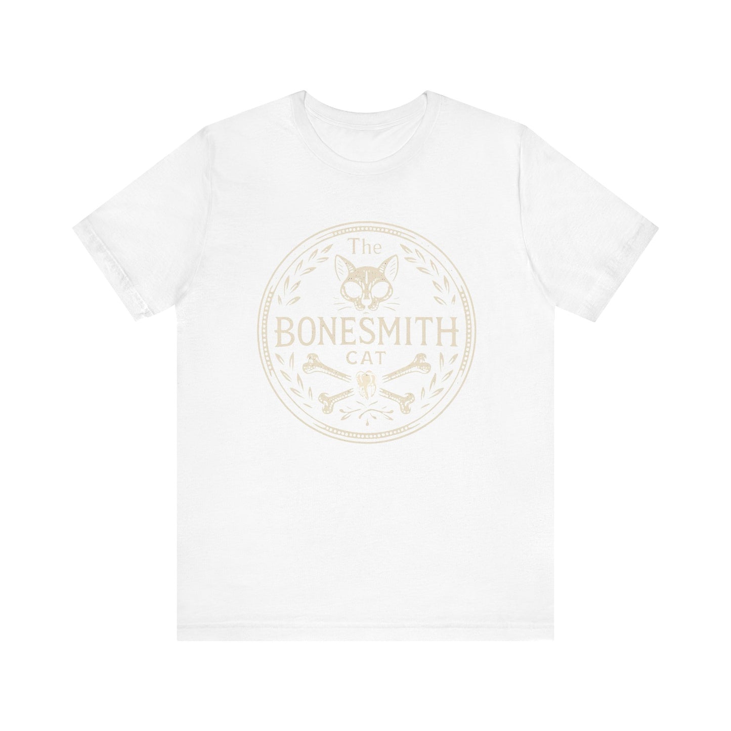 Logo Bonesmith Cat Graphic Tee, Unisex Short Sleeve Shirt