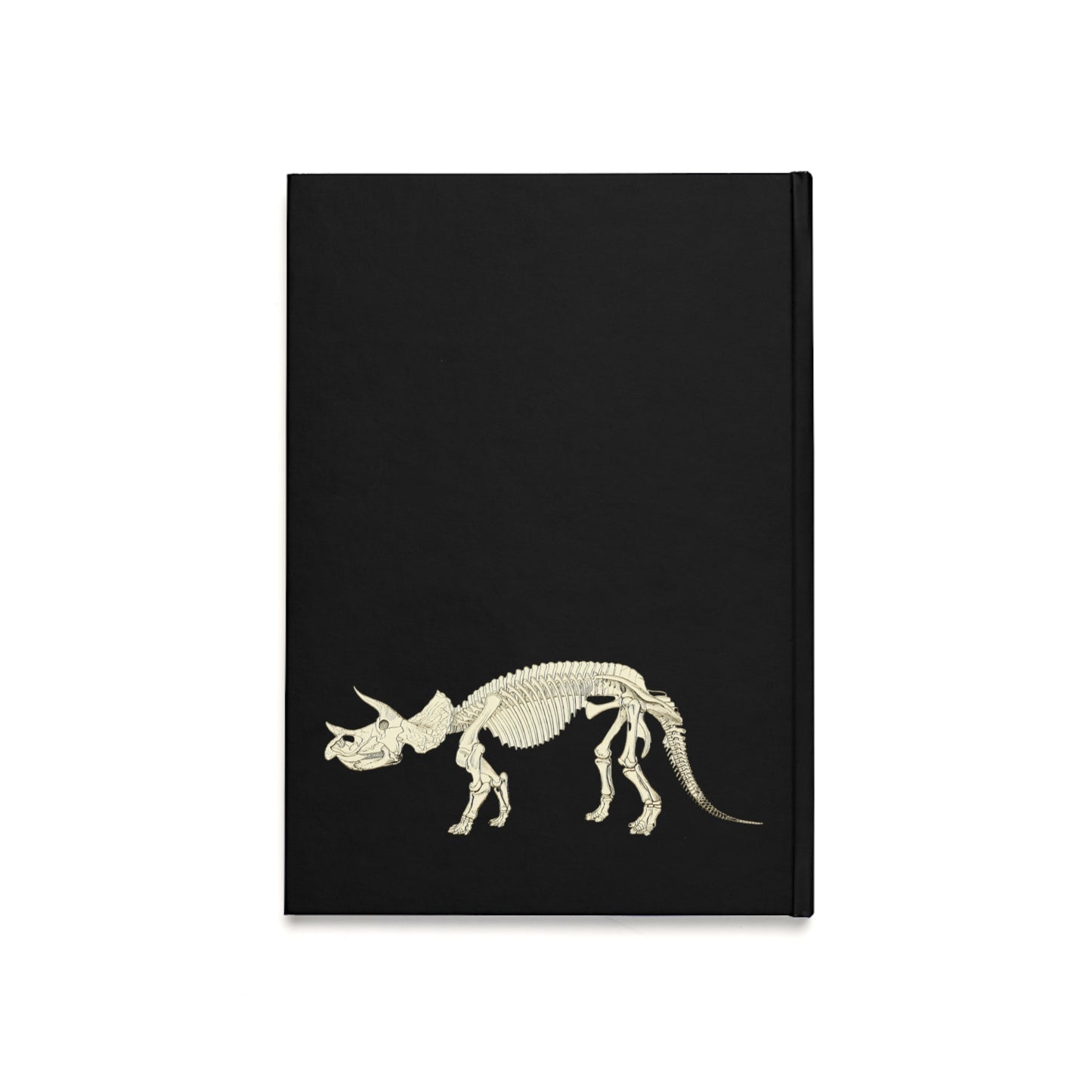 Triceratops Skull Skeleton Hardcover Journal | Treasures for Artists, Historians, A5 Notebook