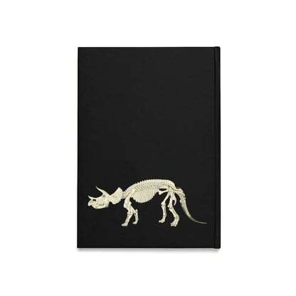 Triceratops Skull Skeleton Hardcover Journal | Treasures for Artists, Historians, A5 Notebook
