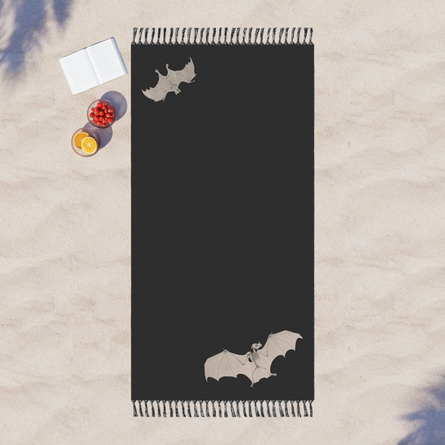 Fledermaus Strandtucht - Boho Bat Beach Towel