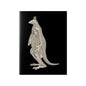 Kangaroo Skeleton Art Print, Vintage Print, Gothic, Educational Art