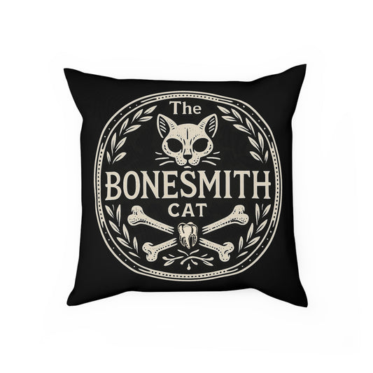 Logo Bonesmith Cat, Cushion