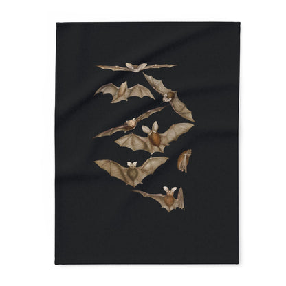 Fledermaus Bat Fleece Blanket