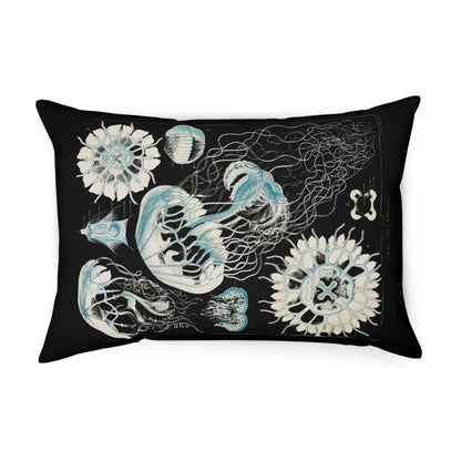 Medusa, Jellyfish Cushion, Quallen Anatomie, vintage, dark academia, Decorative Pillows, Ocean Life Decor