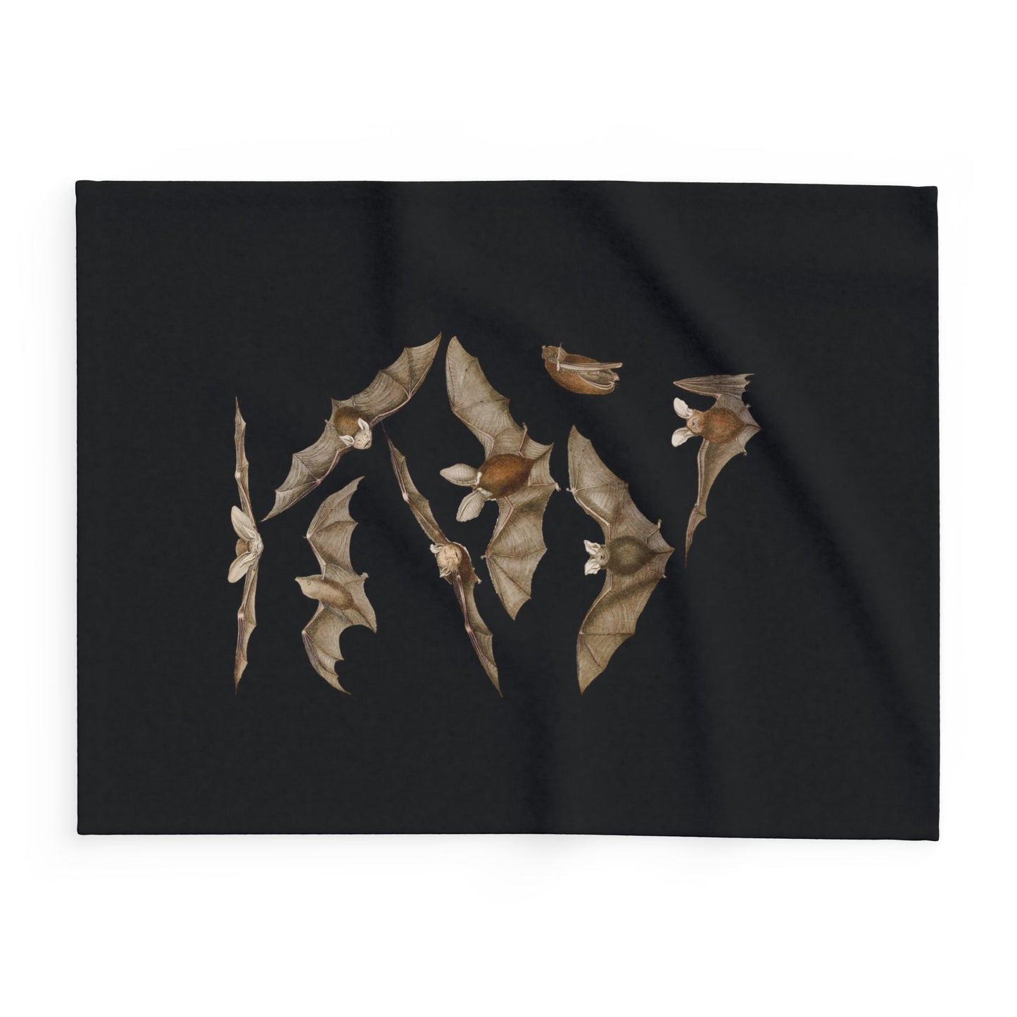 Fledermaus Bat Fleece Blanket