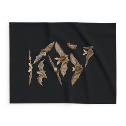 Fledermaus Bat Fleece Blanket