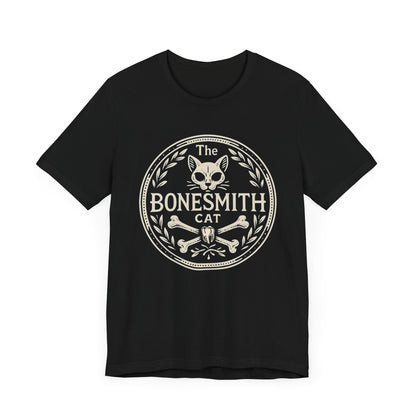 Logo Bonesmith Cat Graphic Tee, Unisex Short Sleeve Shirt