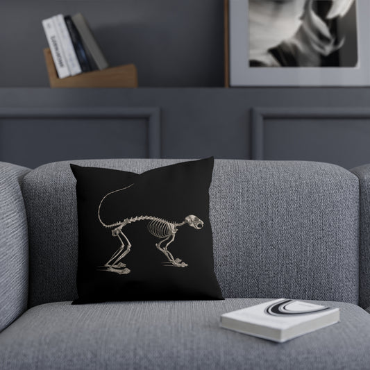 Eichhörnchen, Animal Skeleton 1, Squirrel, Dark Academia, Gothic Vintage Cushion Design, Home Decor for Couch or Chair