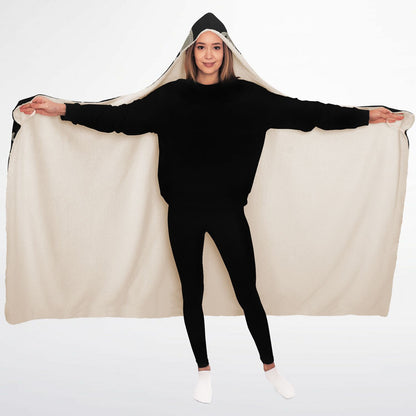 Hasen Decke mit Kapuze Hooded Blanket Micro Fleece